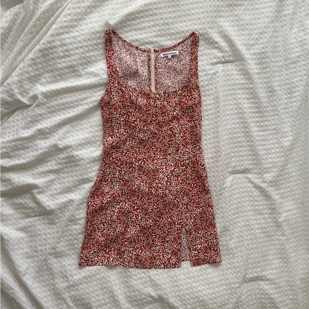 Reformation Noha Dress in La Vie En Rose